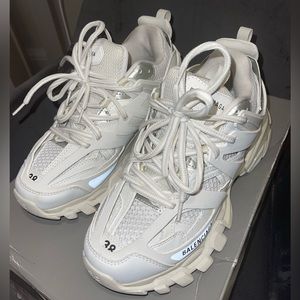 ❌SOLD❌Womens Balenciaga White Track Sneakers